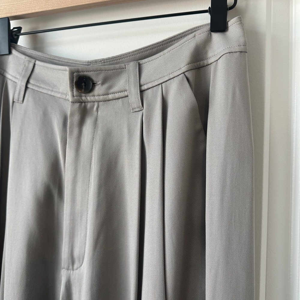 Darling Light Gray Pleated Trousers